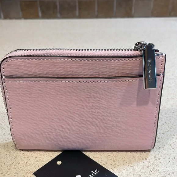 Kate Spade Madison NWT Light Pink Leather Wallet MSRP $189 - Picture 3 of 9